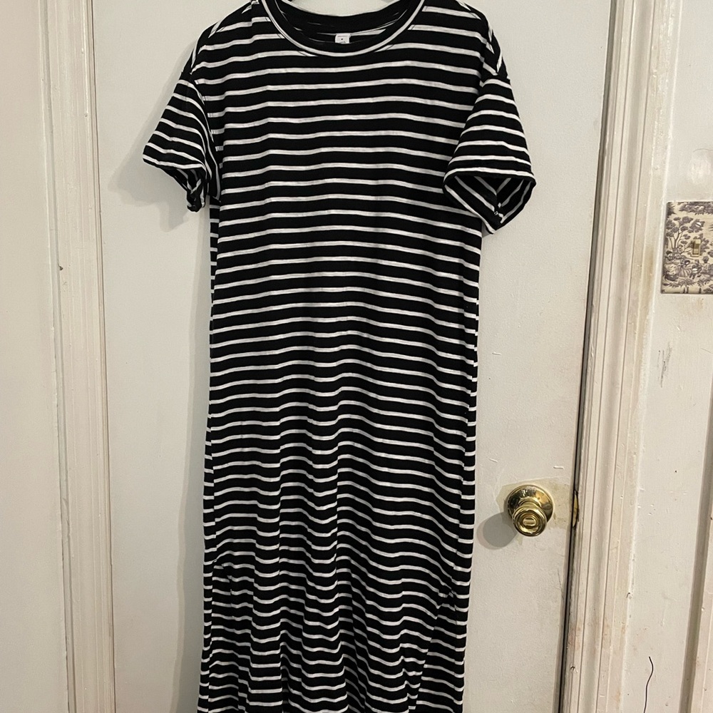 midi tshirt stripped dress from Old Navy